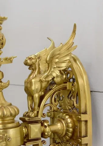 Important pair of bronze sconces - Napoleon III