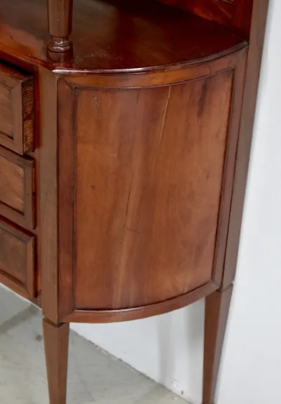 Small piece of furniture between half-moon - XVIII