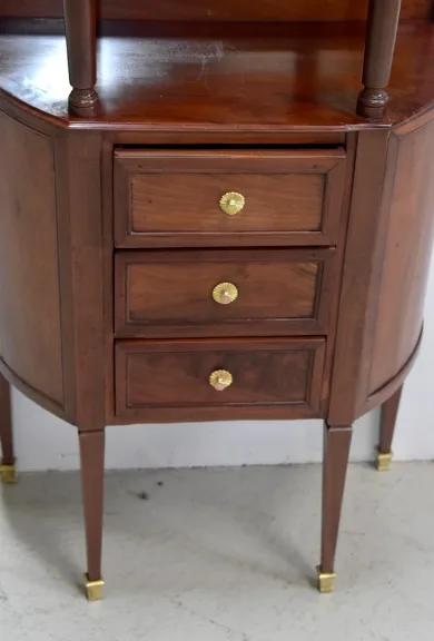 Small piece of furniture between half-moon - XVIII