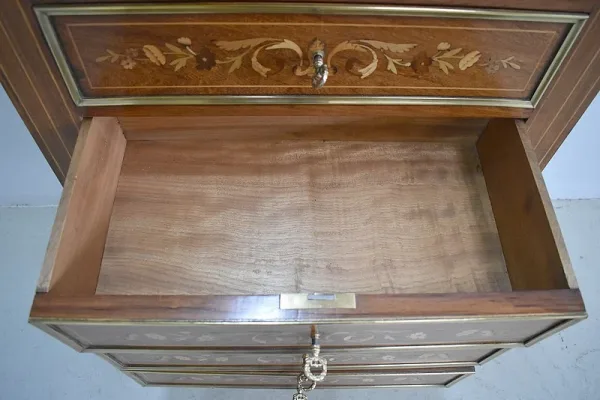 Secrétaire en Marqueterie Goût CHARLES X - XIXe