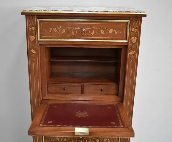 Secrétaire en Marqueterie Goût CHARLES X - XIXe