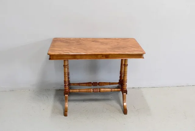 Small coffee table in Satin Wood - XIXth