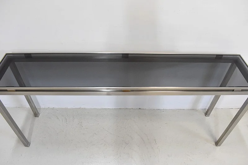 Longue et élégante Console Design Guy Lefèvre – XXème