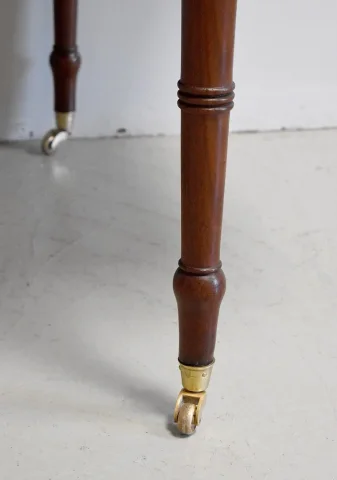 Small english Victorian table with shutters - XIXth