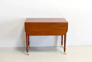 Small english Victorian table with shutters - XIXth