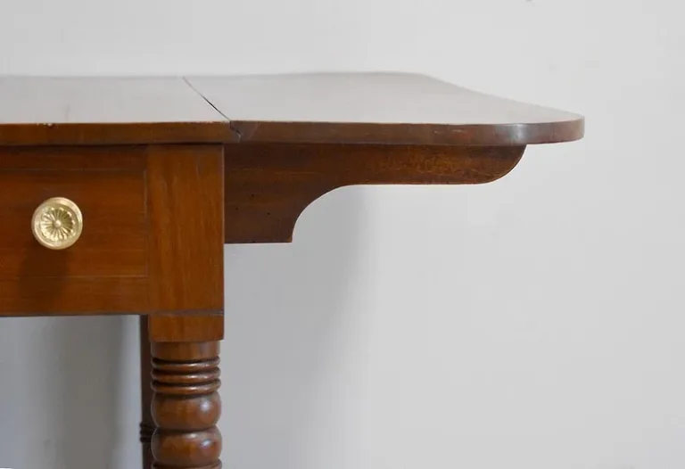 Small english Victorian table with shutters - XIXth