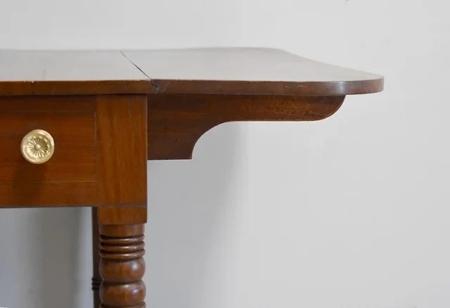 Small english Victorian table with shutters - XIXth