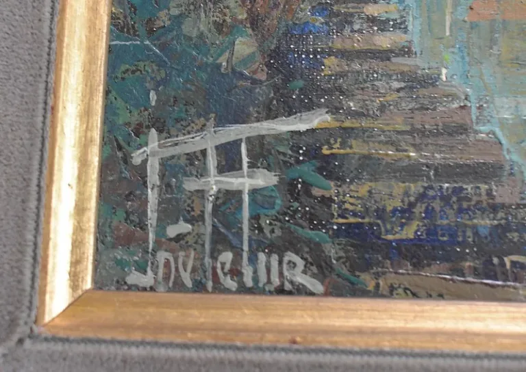 Öl auf Leinwand von Joe LE FUR