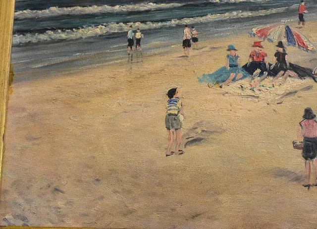 OIL ON CANVAS SIGNED NICOLE