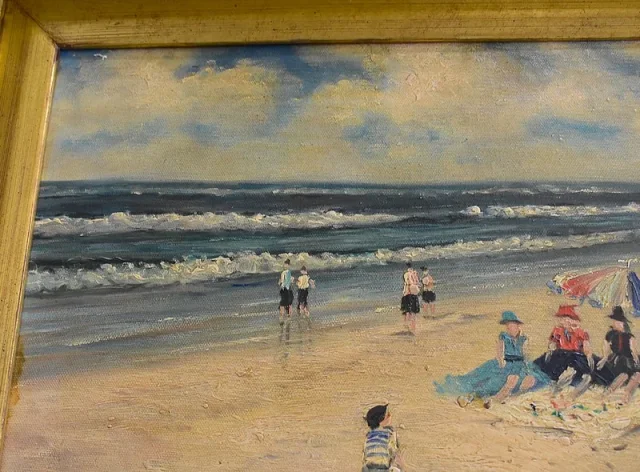 OIL ON CANVAS SIGNED NICOLE