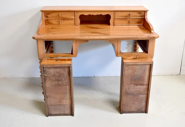 Bleached Louis Philippe Desk - Nineteenth