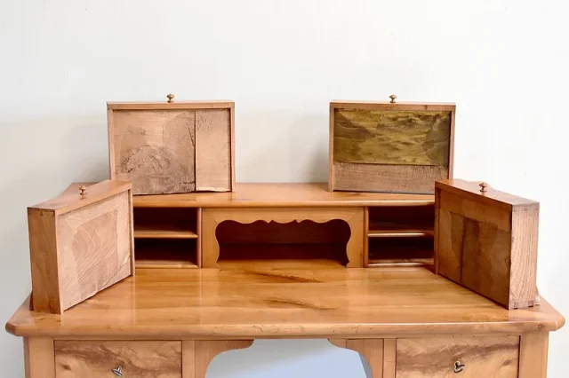 Bleached Louis Philippe Desk - Nineteenth