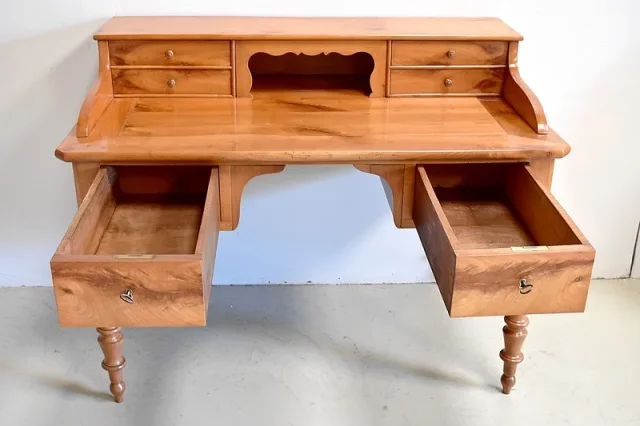 Bleached Louis Philippe Desk - Nineteenth