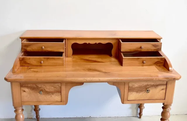 Bleached Louis Philippe Desk - Nineteenth