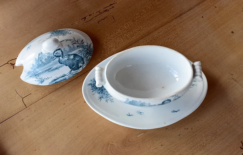 Important table service Earthenware Gien - late nineteenth
