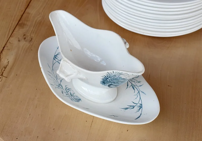 Important table service Earthenware Gien - late nineteenth
