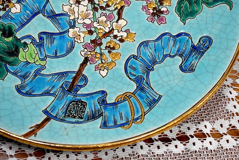 Plat en faïence de Longwy – XXème