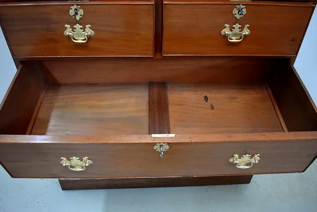 Georgian Mahogany Commode - Nineteenth