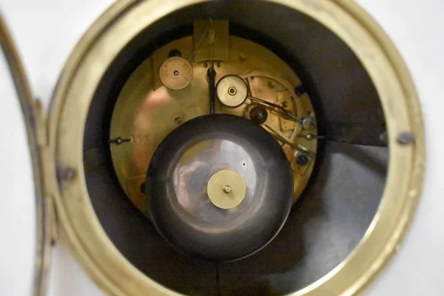 Pendule Marbre et Bronze de Théodore GECHTER – XIXème