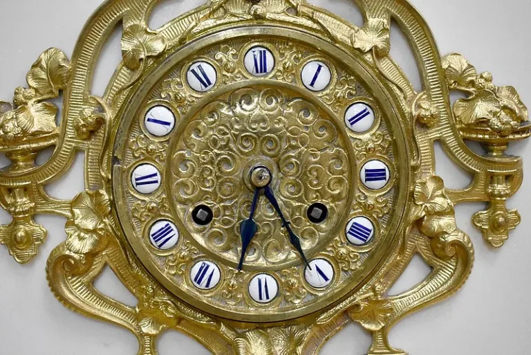 Marble and Bronze clock by Théodore GECHTER - XIXth