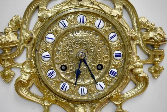 Pendule Marbre et Bronze de Théodore GECHTER – XIXème
