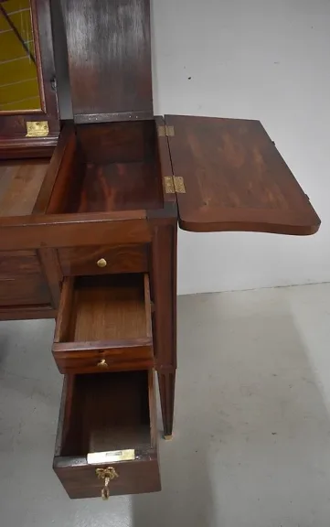 Coiffeuse Louis XVI pour Homme en Acajou XVIIIe