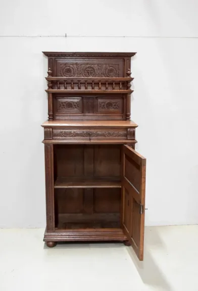 Confiturier - Neo-Gothic dresser - XXth