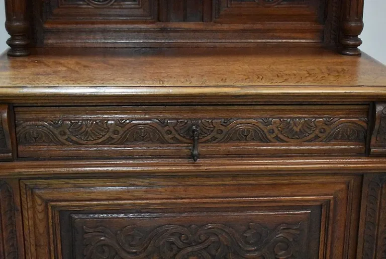 Confiturier - Neo-Gothic dresser - XXth