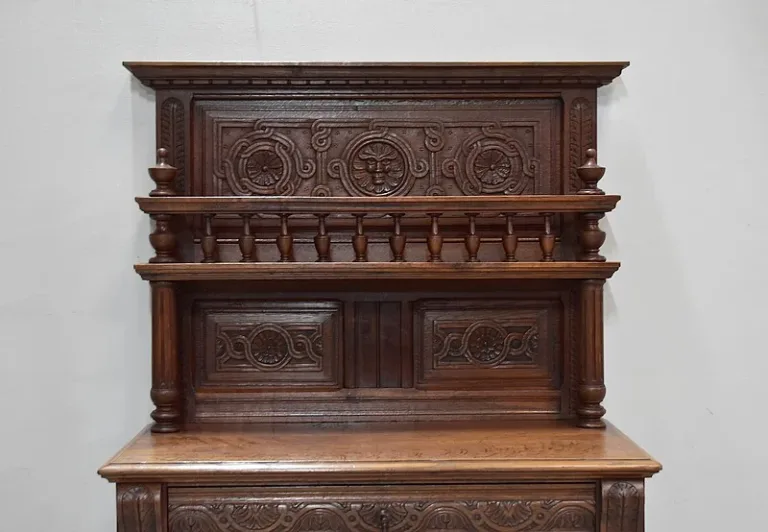 Confiturier - Neo-Gothic dresser - XXth