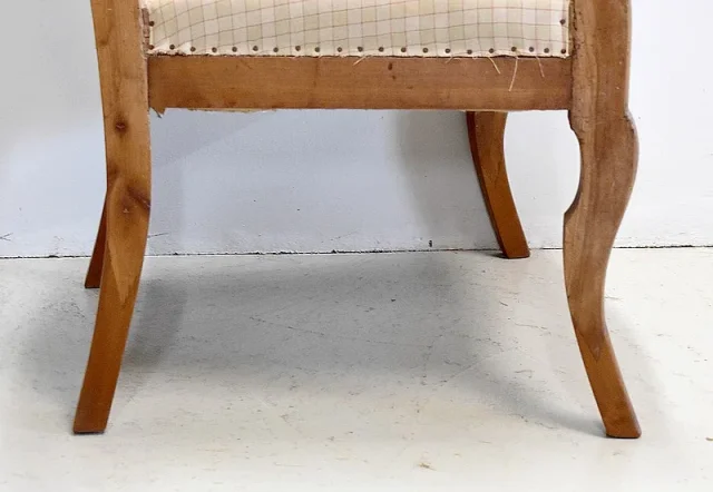 Office chair with high backrest - XIXth