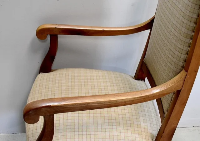 Office chair with high backrest - XIXth