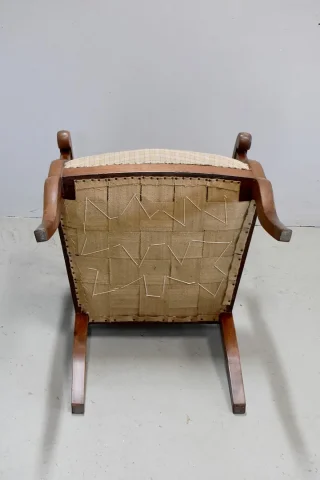Office chair with high backrest - XIXth