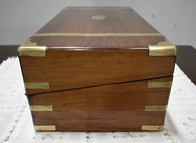 Coffret-Ecritoire de Marine en Palissandre XIXe