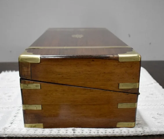 Coffret-Ecritoire de Marine en Palissandre XIXe