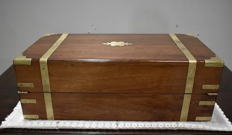 Coffret-Ecritoire de Marine en Palissandre XIXe