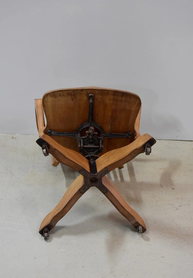 Office armchair rotating and adjustable - XXth