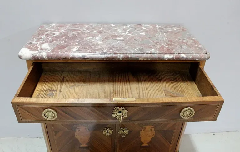 Small buffet inlaid - XIXth