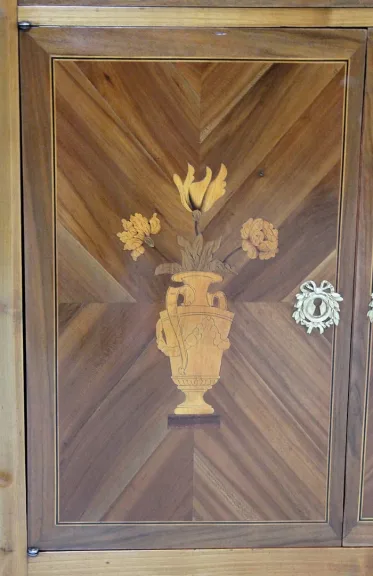 Small buffet inlaid - XIXth