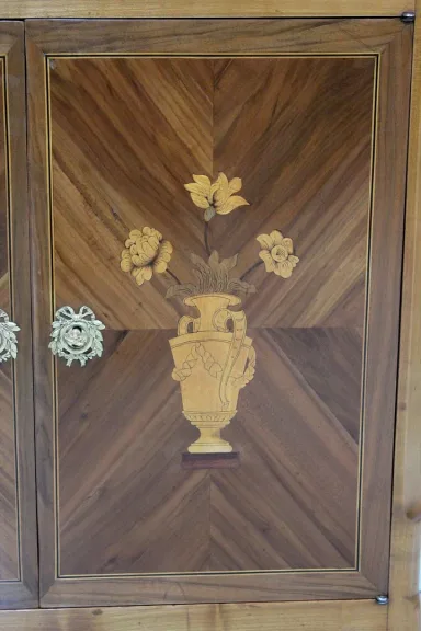 Small buffet inlaid - XIXth