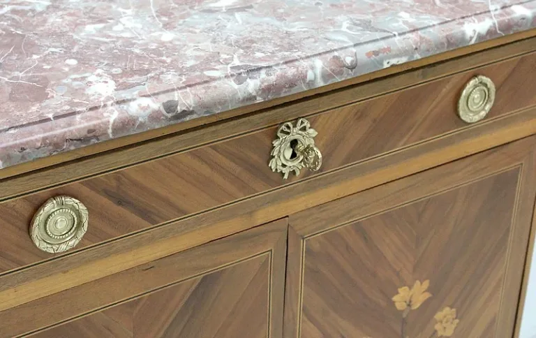 Small buffet inlaid - XIXth