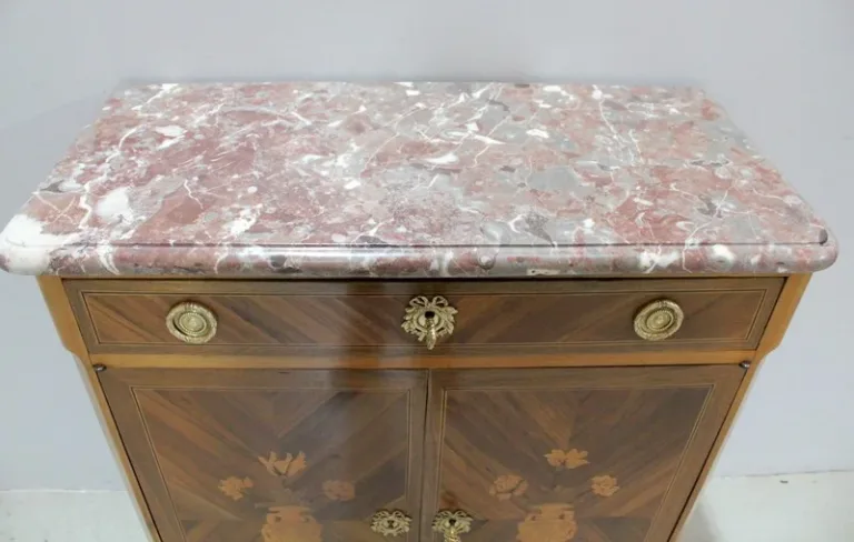 Small buffet inlaid - XIXth