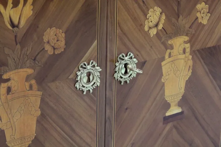 Small buffet inlaid - XIXth