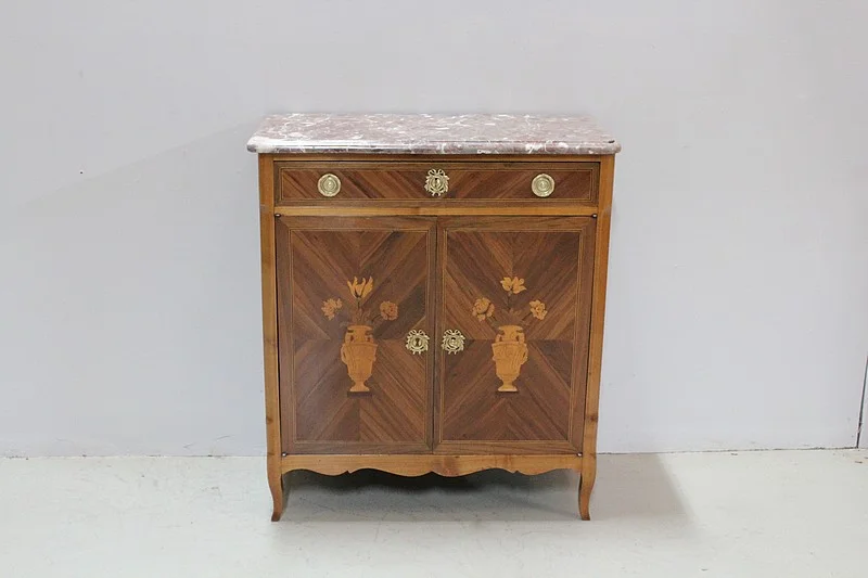 Small buffet inlaid - XIXth