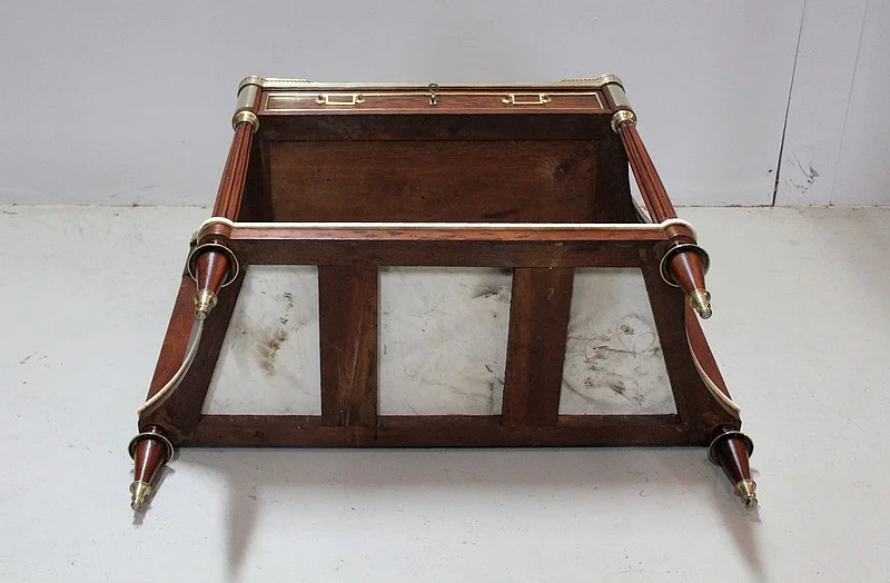 Louis XVI trapezoidal console - eighteenth