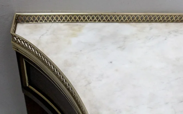 Louis XVI trapezoidal console - eighteenth