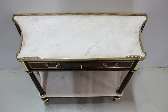 Louis XVI trapezoidal console - eighteenth