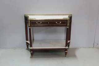Louis XVI trapezoidal console - eighteenth