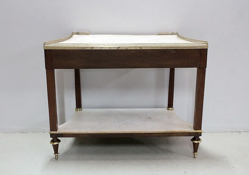 Louis XVI trapezoidal console - eighteenth