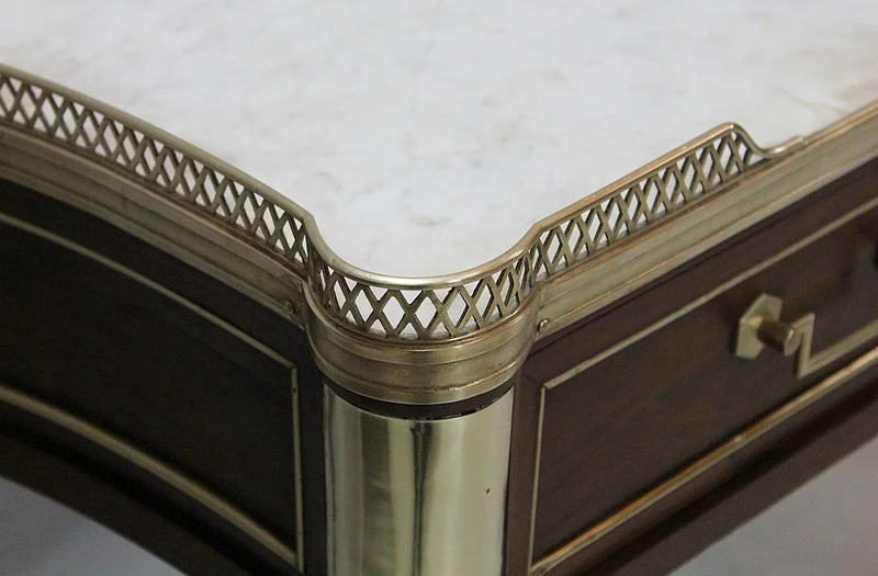Louis XVI trapezoidal console - eighteenth