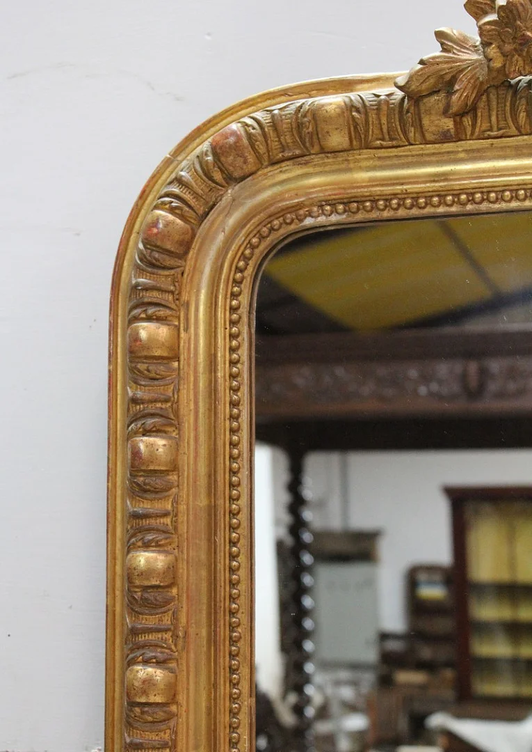 Gilded wood mirror Napoleon III - XIXth